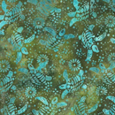 Tropical Bliss Turtle Green Grass Fabric
