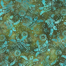 Tropical Bliss Fern Green Grass Fabric