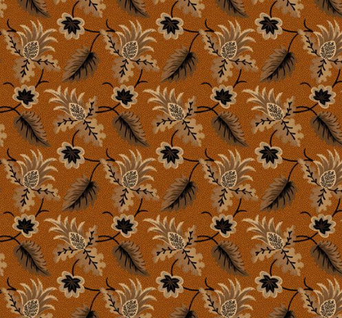 Cheddar & Coal III Jacobean Cheddar Fabric
