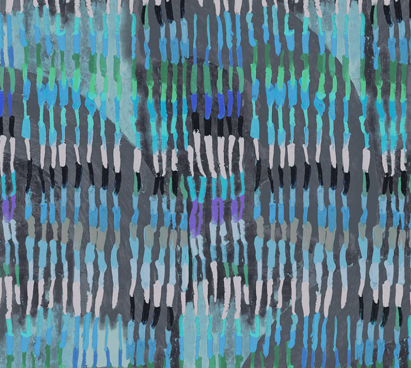 Sketchbook 21 Feather Blue Jay Fabric