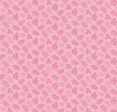 Little Darlin' Leaves Pink Fabric