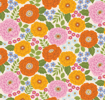 Little Darlin' Main Cream Fabric