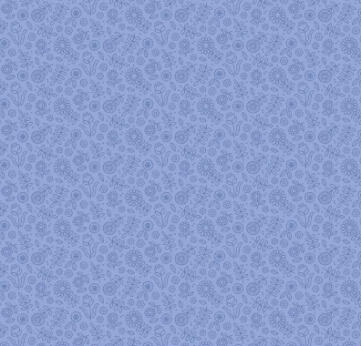 Little Darlin' Tonal Floral Periwinkle Fabric