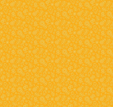 Little Darlin' Tonal Floral Orange Fabric