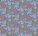 Little Darlin' Floral Fields Periwinkle Fabric