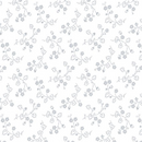 Quilter's Flour VI Vines White on White Fabric