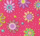 Pick Me Flower Power Petunia Fabric