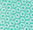 Pick Me Lazy Daisy Aqua Fabric