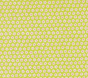 Pick Me Pocket of Posies Lime Fabric