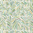 Botanica Foliage Dance White Fabric