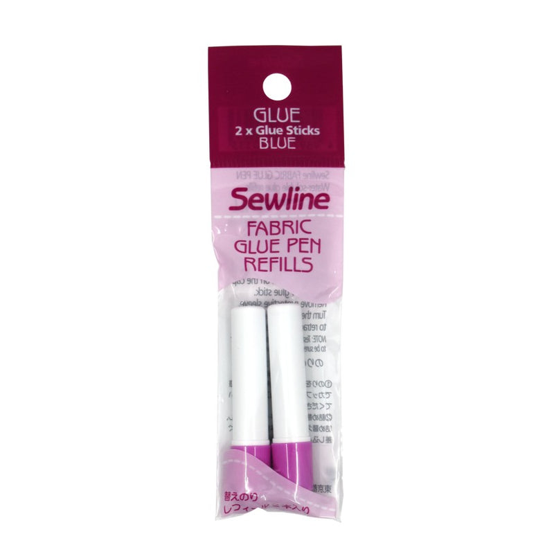 Sewline Glue Pen Refill Blue 2ct