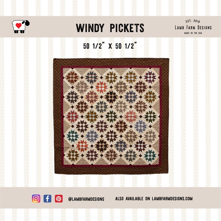 Windy Pickets Quilt Pattern