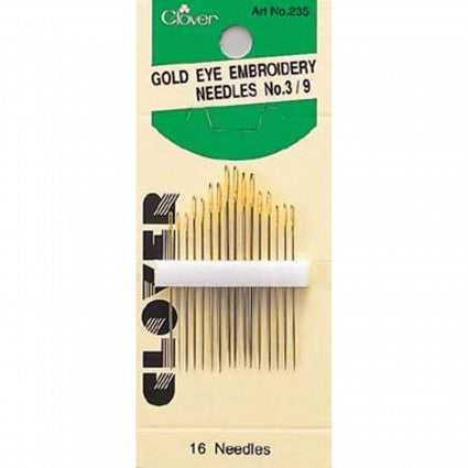 Embroidery Needles Gold Eye