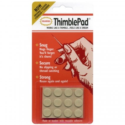 CNCSM100 Thimble Pads Leather 12 CT