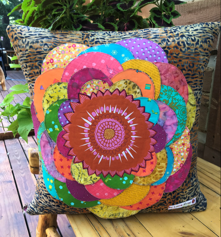 Giant Zinnia Pillow