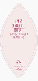 Orange Peel Template Large